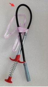 60CM Sewer Dredger Spring Pipe Dredging Tool Household Hair Cleaner Drain Clog Remover Cleaning Tools Household For Kitchen Sink Kitchen Gadgets (Option: Color randomised)